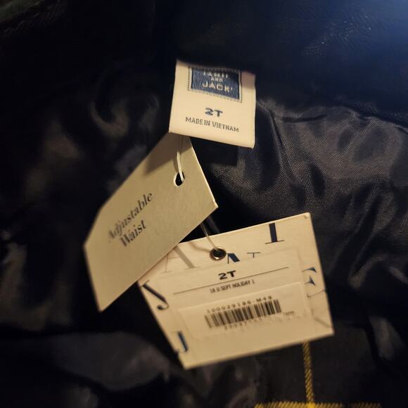 New Janie and jack blue plaid pants Size 2T - Picture 6 of 6